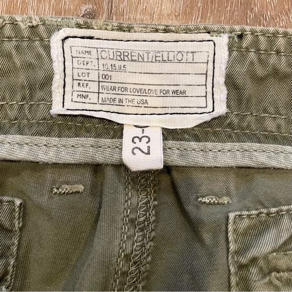 Current/Elliott Cargo Pant With Embellished Pocket - Picture 11 of 13